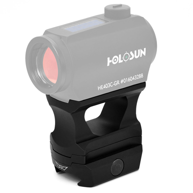 Warne Red-Dot Riser Aimpoint T1-T2 Tactical in Black Anodized Aluminum - 151339