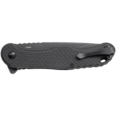 CRKT 2267 TACO 4.22" Folding Part Serrated Black Stonewashed 4116 Blade Knife