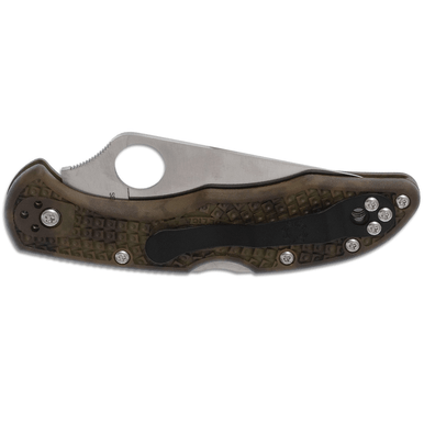 Spyderco C11ZFPGR Delica 4 Lightweight 2.90" Folding Knife