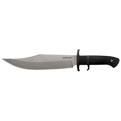 Cold Steel CS39LSWBA Marauder 9" Fixed Bowie Plain Stone Washed AUS-8A SS Knife