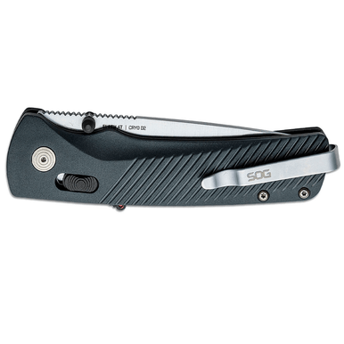 S.O.G SOG11181141 Flash AT EDC 3.45" Folding Plain Satin Cryo D2 Knife