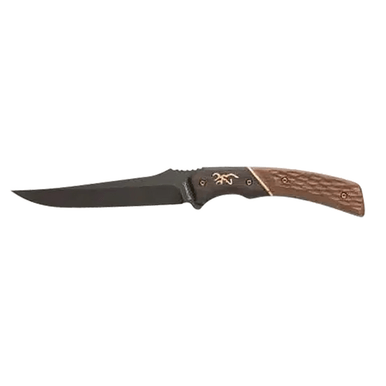 Browning 3220394 Hunter Trail Knife 4.50" Fixed Trailing Drop Point Knife