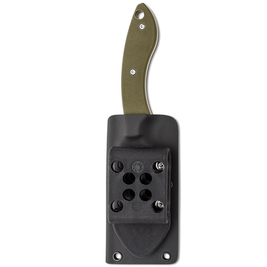 Spyderco FB49GPOD Stok 2.95" Fixed Bowie Plain Stonewashed 8Cr13MoV Knife