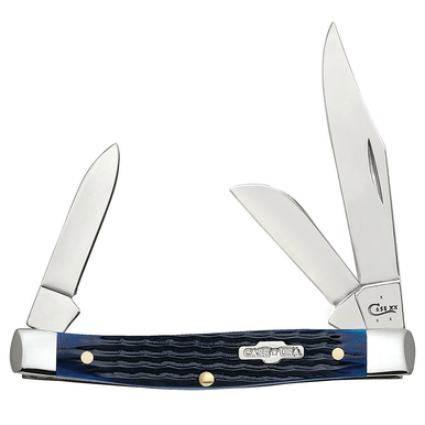 Case 02806 Stockman Medium 2.42"/1.58"/1.57" Folding Clip/Sheepsfoot/Pen Plain Mirror Polished Knife