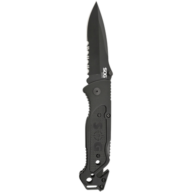 S.O.G SOGFF25CP Escape 3.40" Folding Clip Point Part Serrated Knife