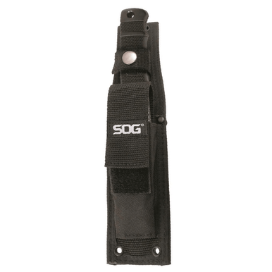 S.O.G SOGM37NCP Seal Pup 4.75" Fixed Clip Point Part Serrated Knife