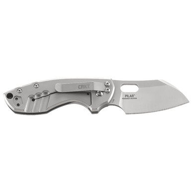 CRKT 5311 Pilar 2.40" Folding Plain Satin 8Cr13MoV Knife