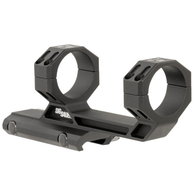 Sig Sauer Electro-Optics Alpha MSR  30mm tube diameter Scope Mount and Ring Combo in Black Anodized - 153716
