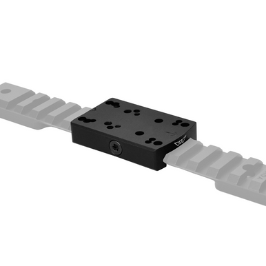 Warne Red-Dot Low Profile Reflex Mount in Black Anodized- 158735