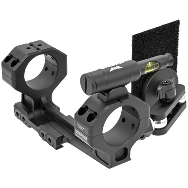 Warne Precision Cantilever Mount 30mm tube diameter 0 MOA Scope Mount and Ring Combo in Black Anodized - 138551