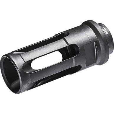 SureFire SFCT-556-1/2-28 Closed-Tine Flash Hider Black DLC Stainless Steel with 1/2"-28 tpi Threads & 2.30" OAL for 5.56x45mm NATO AR-15