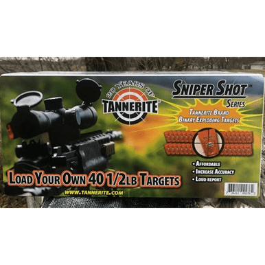 Tannerite PP40 Sniper Shot Impact Enhancement Explosion Centerfire Rifle Firearm 0.50 lb 40 Targets