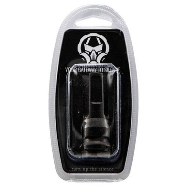 Dead Air Flash Hider Black with 5/8"-24 tpi Threads & 2.70" OAL for 7.62mm Sandman Series, KeyMod Equipped Nomad-30 & Primal Suppressors