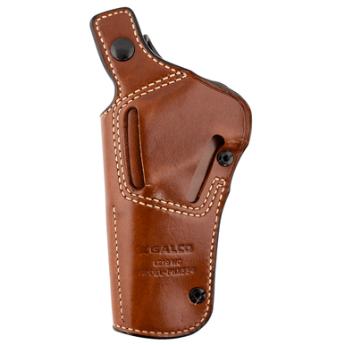 Galco PHX334 Phoenix OWB Tan Leather Belt Slide Fits Ruger GP100 Fits S&W L Frame Right Hand