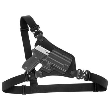 Galco HR820RB High Ready Fits Chest Up To 58 " Black Kydex/Nylon Shoulder/Torso Strap Fits Sig P320/M17 Right Hand