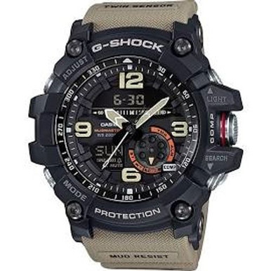 G-shock GG10001A5 G-Shock Tactical MudMaster Keep Time Tan Size 145-215mm Features Digital Compass