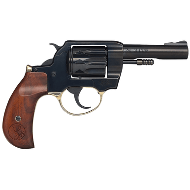 Henry H016BD 22 LR 10rd 4" Blued Polished Birdshead Walnut Grip Transfer Bar Safety Pistol