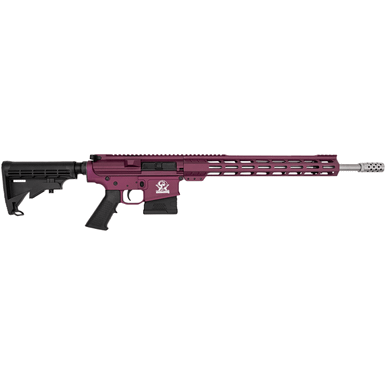 Great Lakes Firearms GLFA Rifle, Black Cherry 18" Barrel 10+1rd AR-10 308 Win - GL10308SSCHY