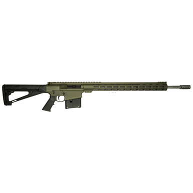 Great Lakes Firearms GLFA Rifle, OD Green 24" Barrel 5+1rd AR-10 243 Win - GL10243SSODG