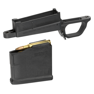Magpul MAG489-BLK Bolt Action Mag Well made of Polymer with Black Finish for Magpul Hunter 700L Standard Stock Includes PMAG 5 AC Magazine