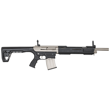 SDS Imports 21000102 TAR 12MP 12 Gauge 3" 5rd 18.50" Nickel Marine Benelli/Mobil Polymer Stock Shotgun