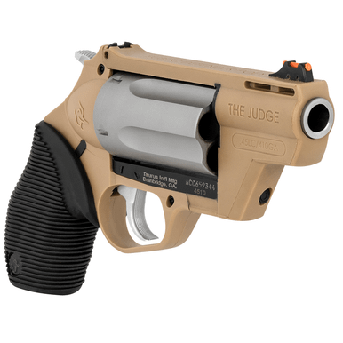 Taurus 2441029FDE Judge Public Defender Small Frame 45 Colt (Long Colt)/410 Gauge 5rd 2.50" Flat Dark Earth Pistol