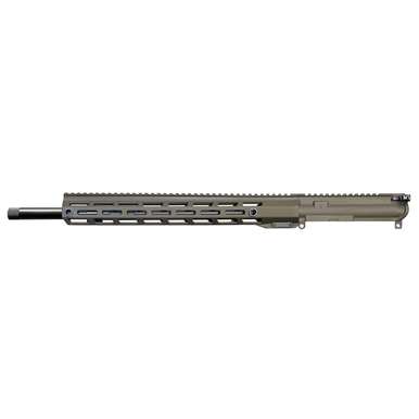 Rise Armament Complete Upper Receiver, 18'' 416R Stainless Steel Threaded Barrel Brown AR-15 6mm ARC - RA6ARCCUBRN18