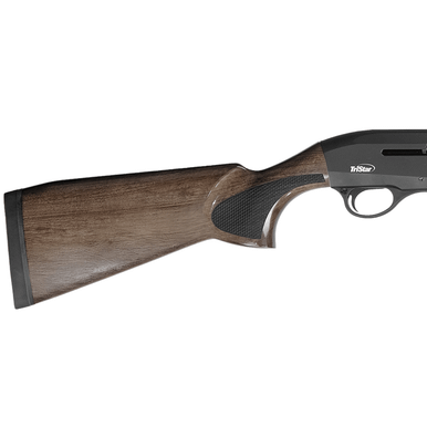 TriStar Raptor II Shotgun, 28" Black Vent Rib Steel Barrel Black Steel Receiver Fixed Walnut Synthetic Stock 3" Chamber Semi-Auto 5+1rd 12 Gauge - 20232