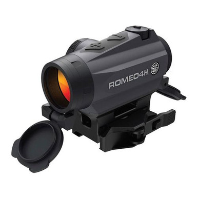 Sig Sauer ROMEO4H Red Dot Sight 1x Ballistic Reticle Torx and Quick-Release Mounts Graphite