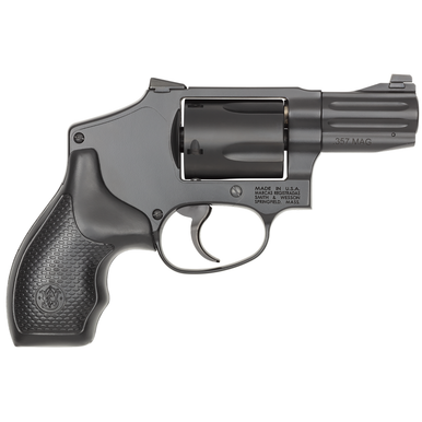 Smith & Wesson PC Model 640 Black Edition Revolver, 5 Shot 2.13" Black Cerakote Stainless Steel Fluted Steel Barrel Black PVD Cylinder Black Cerakote Stainless Steel Frame Concealed Hammer J-Frame 357 Mag/38 Special +P - 14448