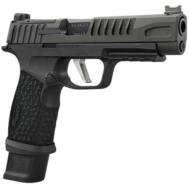 Sig Sauer P365 Fuse Pistol, 4.30" Black Carbon Steel Barrel Black Nitron Optic Ready/Serrated Stainless Steel & Frame w/Beavertail & Picatinny Rail Black LXG Grip Compact Frame 17+1rd 9mm Luger - 365AXGF9BFO