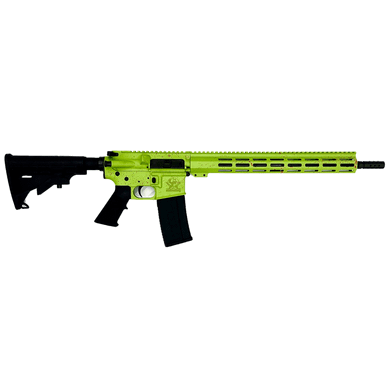 Great Lakes Firearms AR-15 Splatter Series Rifle, 16" Black Nitride Threaded Barrel Zombie Splatter Cerakote Aluminum Receiver w/Picatinny Rail M-LOK Handguard Black Polymer Stock Mil-Spec Grip 30+1rd 223 Wylde - GL15223SZOM