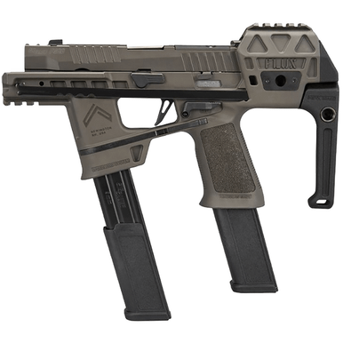 Sig Sauer P320 Flux Legion Pistol, 3.90" Black Steel Barrel Legion Gray Cerakote Integrated Compensator/Optic Ready/Serrated Stainless Steel Slide Legion Gray Cerakote Aluminum Frame w/Picatinny Rail Full Size Frame 30+1rd 9mm - 320FLUX9LEGION