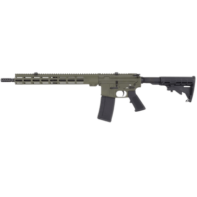 Great Lakes Firearms AR-15 Rifle, 16" Black Nitride Threaded Barrel OD Green Cerakote Aluminum Receiver w/Picatinny Rail M-LOK Handguard Black Polymer Stock Mil-Spec Grip 30+1rd 223 Wylde - GL15223ODG