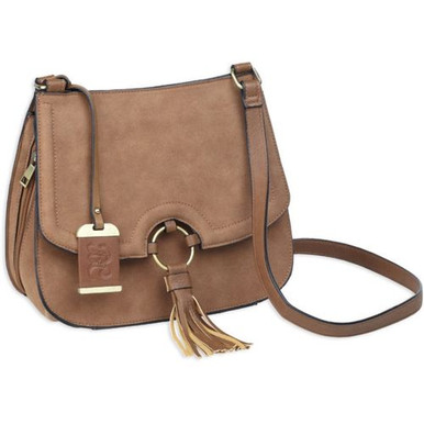 Bulldog BDP034 Cross Body Camel Suede 11" x 9" x 3.50"