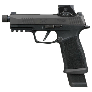 Sig Sauer P365 XMacro TACOPS w/Optic 9mm Luger 21+1 4.30" Black 365XCA9BTACTBRXSL