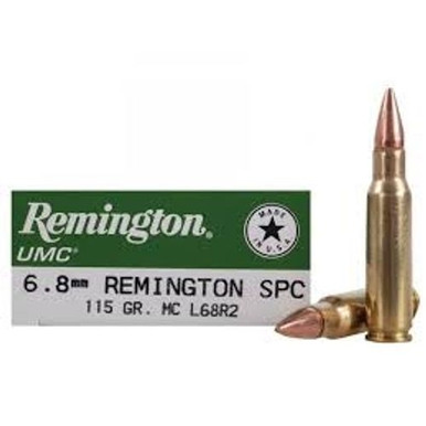 Remington 6.8 Rem SPC 115GR MC 20RDS L68R2
