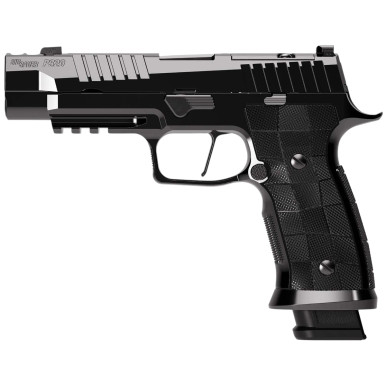 Sig Sauer P320 SXG Full Size Frame 9mm Luger 21+1 3.90" Black High Polished 320SXGF9CWRES