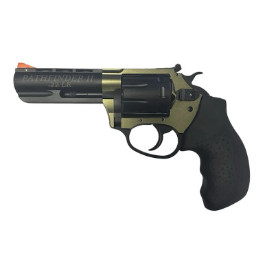Charter Arms 52236 Pathfinder II Small Frame 22 LR 8 Shot 3.50" Black Passivate/OD Green
