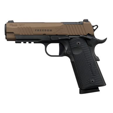 Sig Sauer 1911XCA45FBZXR3P 1911 XSeries Carry 45 ACP 8+1 4.20" Bronze Cerakote w/Freedom Engraving Stainless Steel Optic Ready
