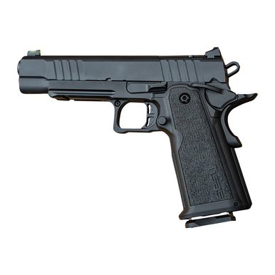 Tisas Arms 12500017 1911 Duty DS 9mm Luger 17+1 5" Black Cerakote Carbon Steel Serrated Slide