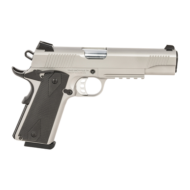 Tisas Arms 10100533 1911 Duty 45 ACP 8+1 5" Stainless Steel Barrel, Serrated Slide & Frame w/Picatinny Rail