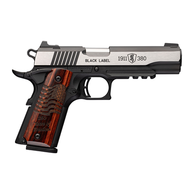 Browning 051124492 1911 Black Label Medallion Pro 250 Full Size Frame 380 ACP 8+1 4.25"