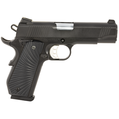 Tisas Arms 10100102 1911 Carry 45 ACP 8+1 4.25" Stainless Barrel, Black