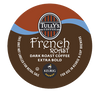 True to a traditional French Roast, this full bodied coffee reveals deep roasted aromas, and smoky flavors reminiscent of a quaint Parisian café. The sophisticated finish highlights the coffee’s sweet side and begs to be shared with a rich and chocolatey pastry.     