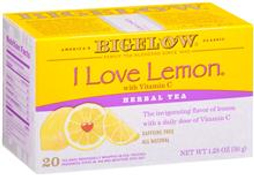 Here's a year round valentine for everyone who really loves lemon. With its delightfully refreshing lemon flavor, this herbal tea hot or iced will add a little sunshine to your day
