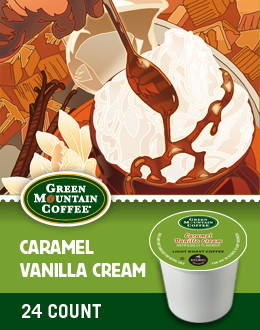 Green Mountain Coffee - Caramel Vanilla Cream - 24 Cups