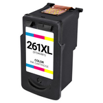 Canon CL-261XL (3724C001) High Yield Color Remanufactured Ink Cartridge with ePatch (shows ink level)