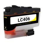 Brother LC406 Yellow Remanufactured Ink Cartridge