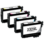 Epson T232 4 Pack H.Y Bxl CMY Remanufactured Ink Cartridge
